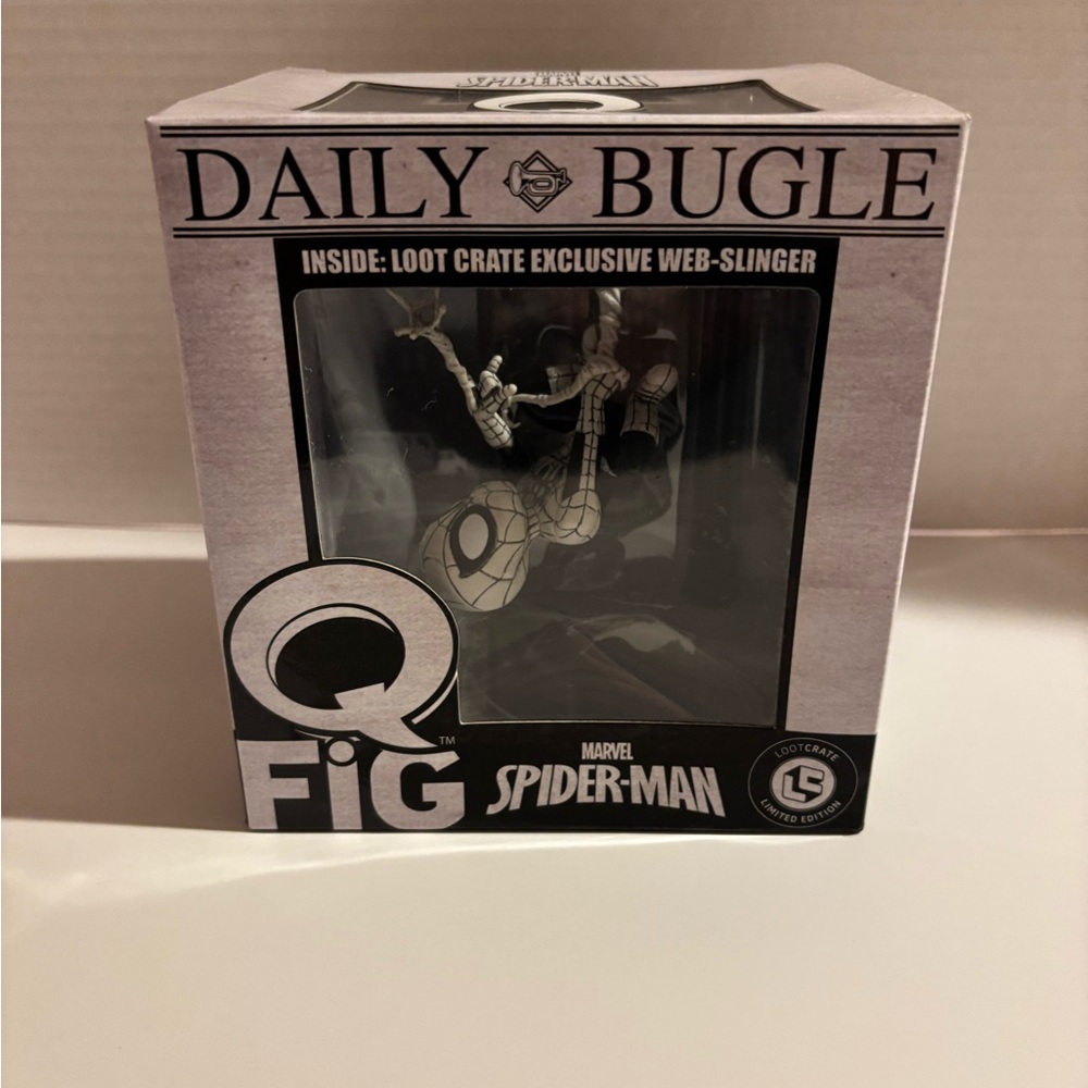 Marvel Spider-Man Q-Fig in Black and White